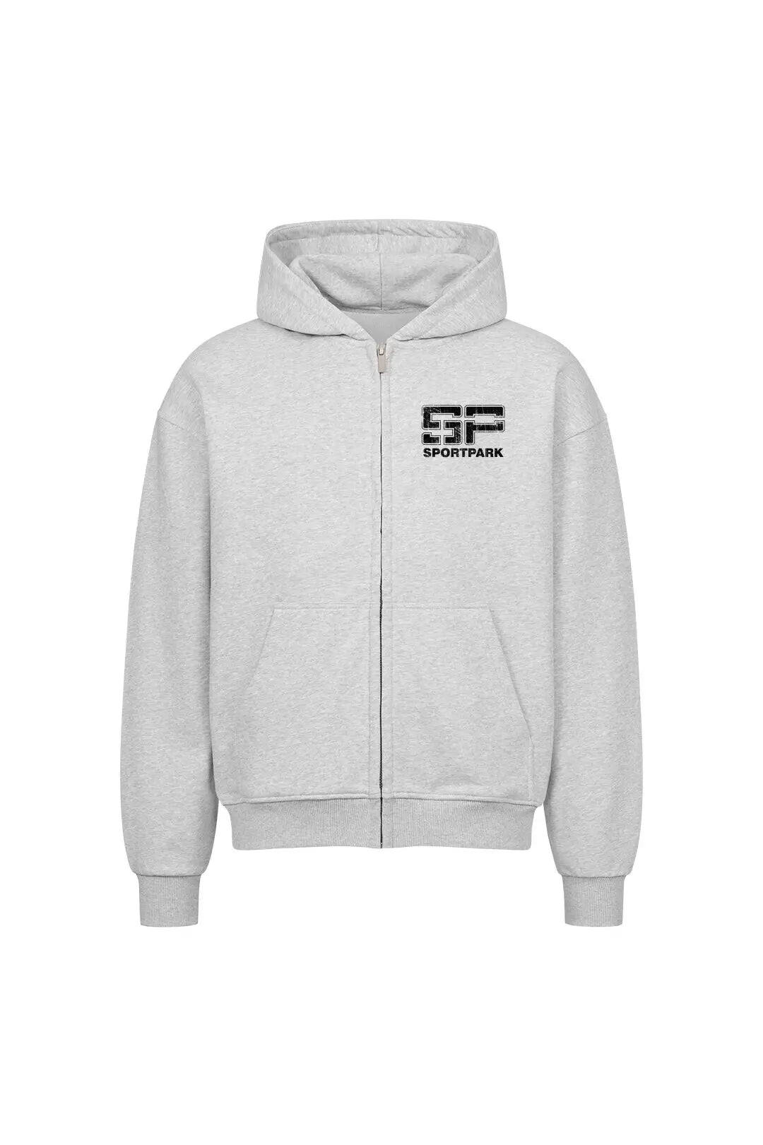 SP Clothing Oversizedzipper heather grey
