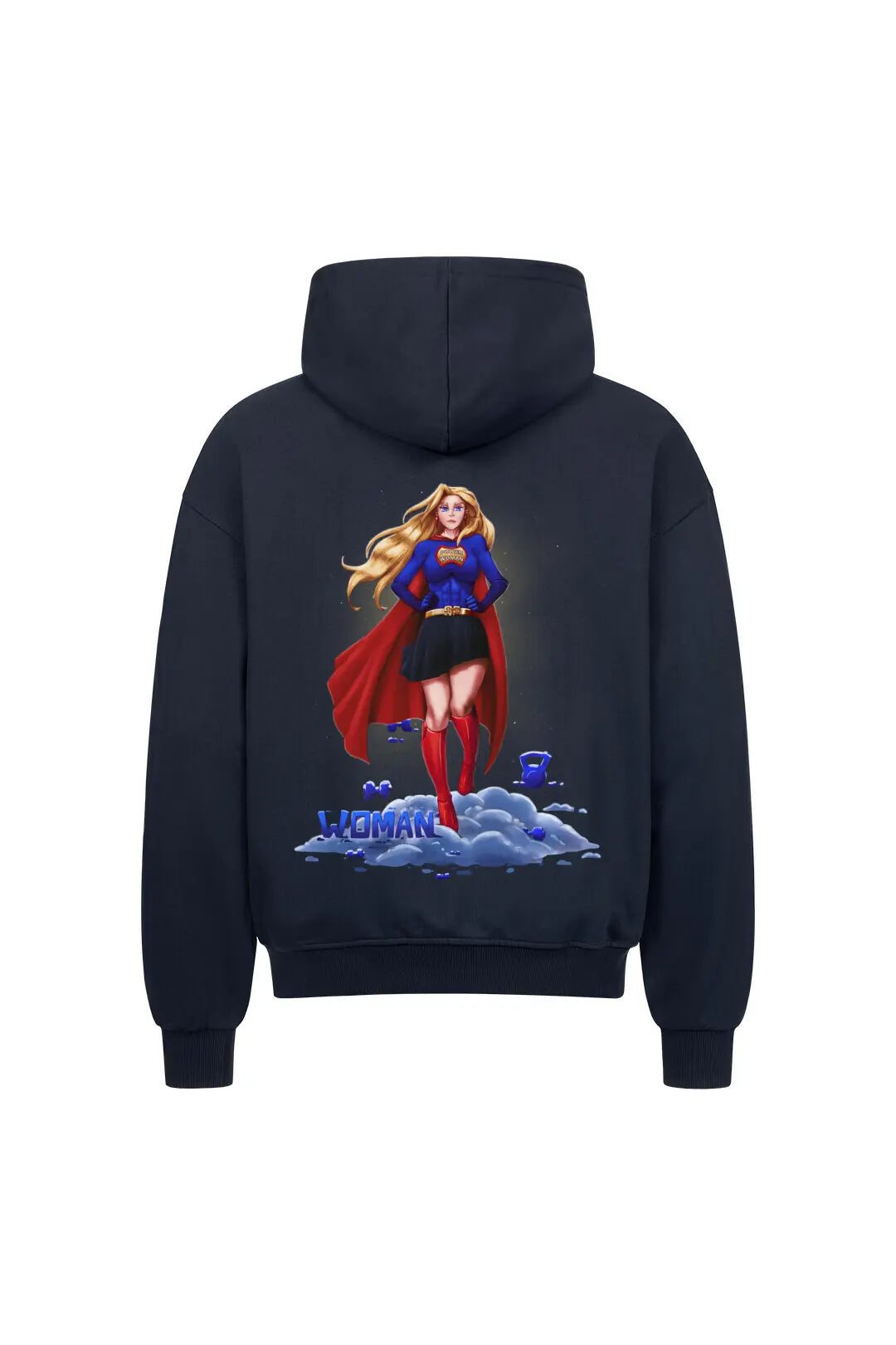 SP Clothing Oversizedzipper french navy Woman