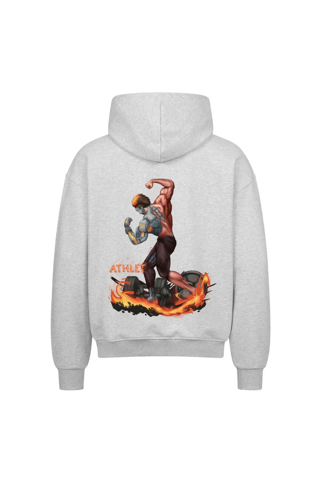 SP Clothing Oversizedzipper heather grey athlet