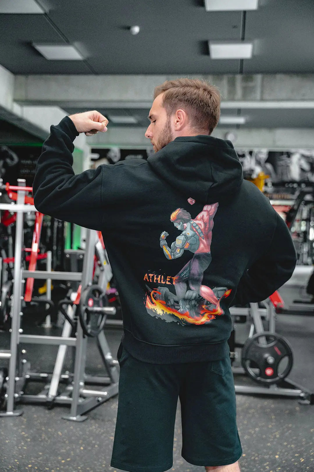 SP Clothing Oversizedhoodie Schwarz athlet