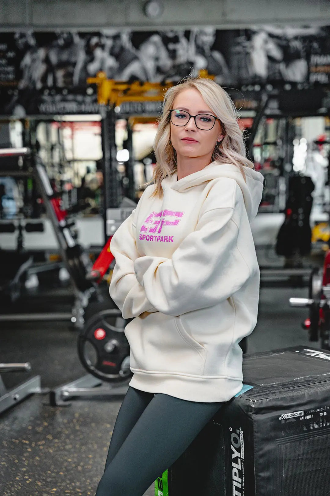 SP Clothing Oversizedhoodie weiß Girl
