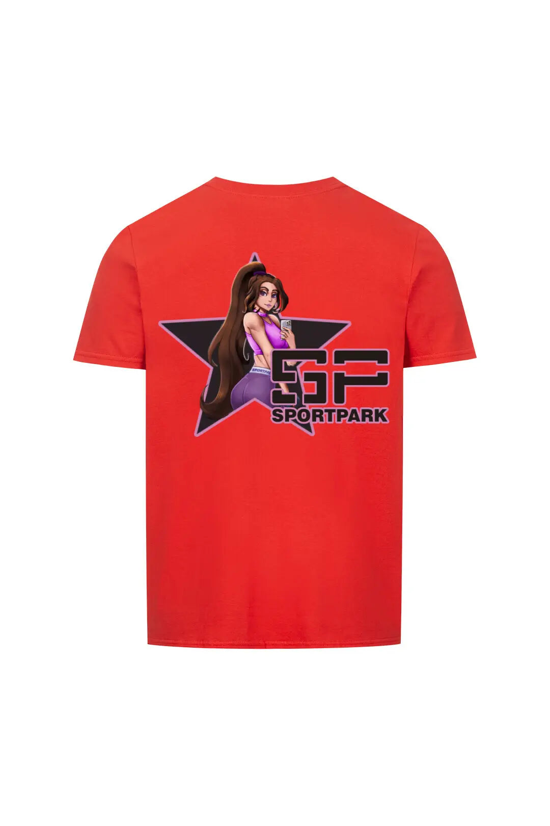 SP Clothing Basicshirt Girl rot