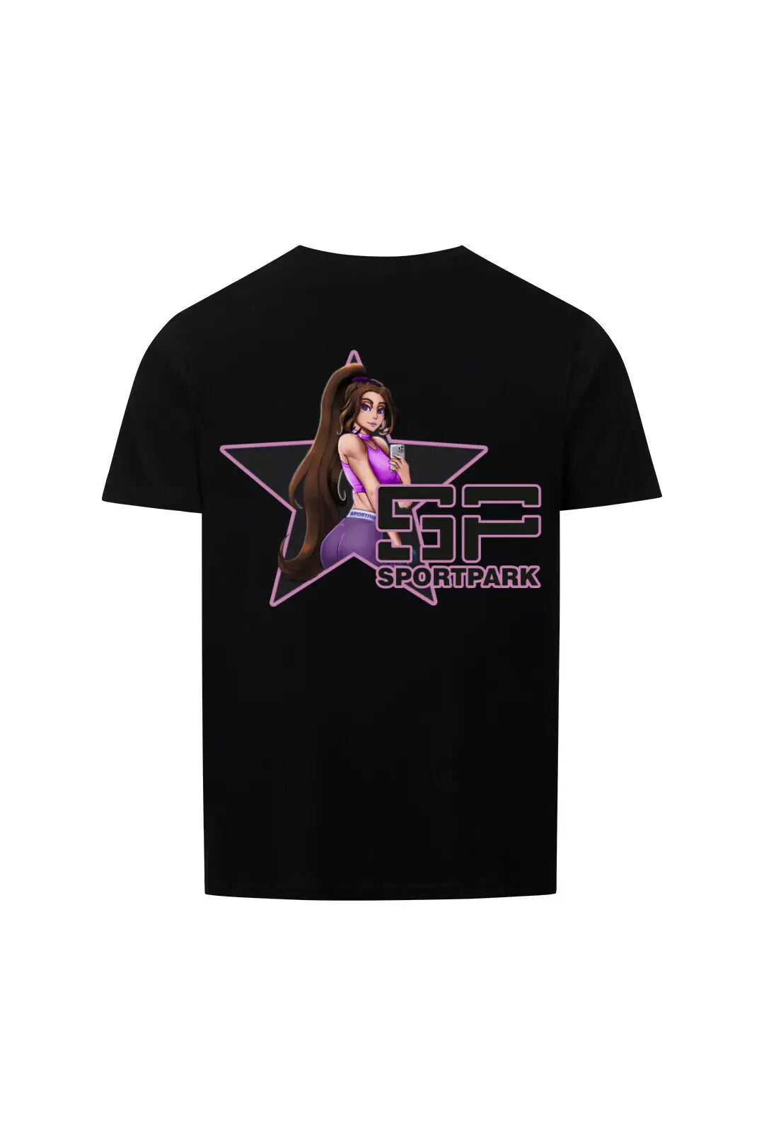 SP Clothing Basicshirt Girl schwarz