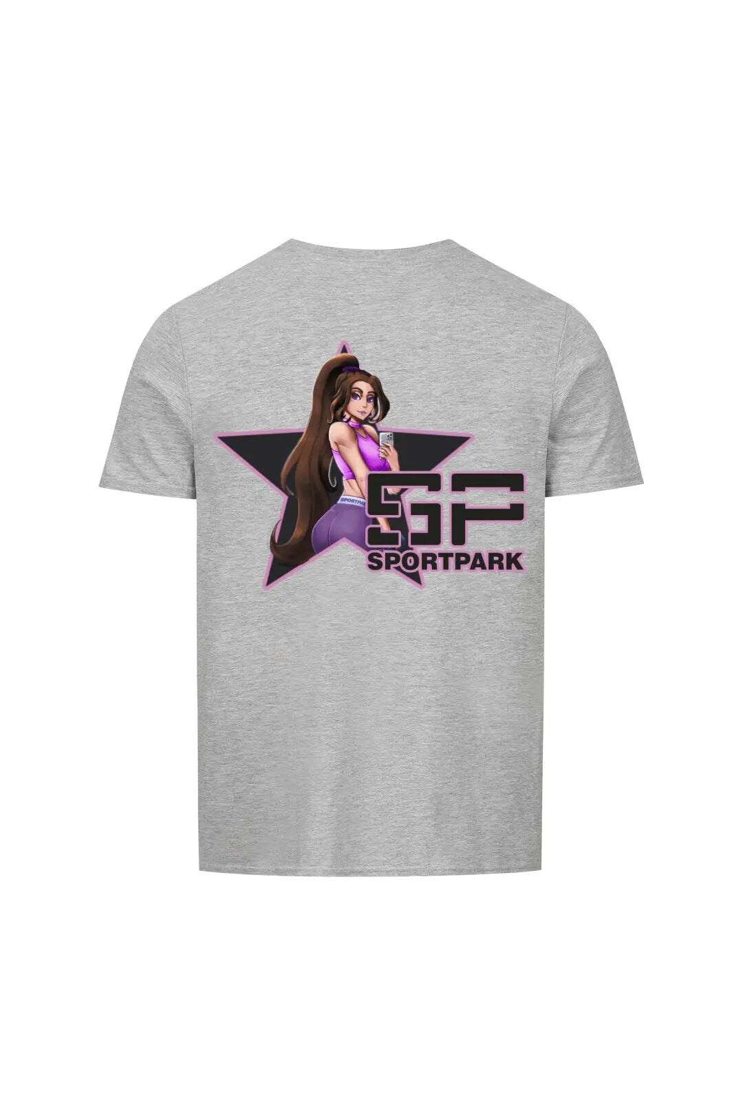 SP Clothing Basicshirt Girl sportsgrey