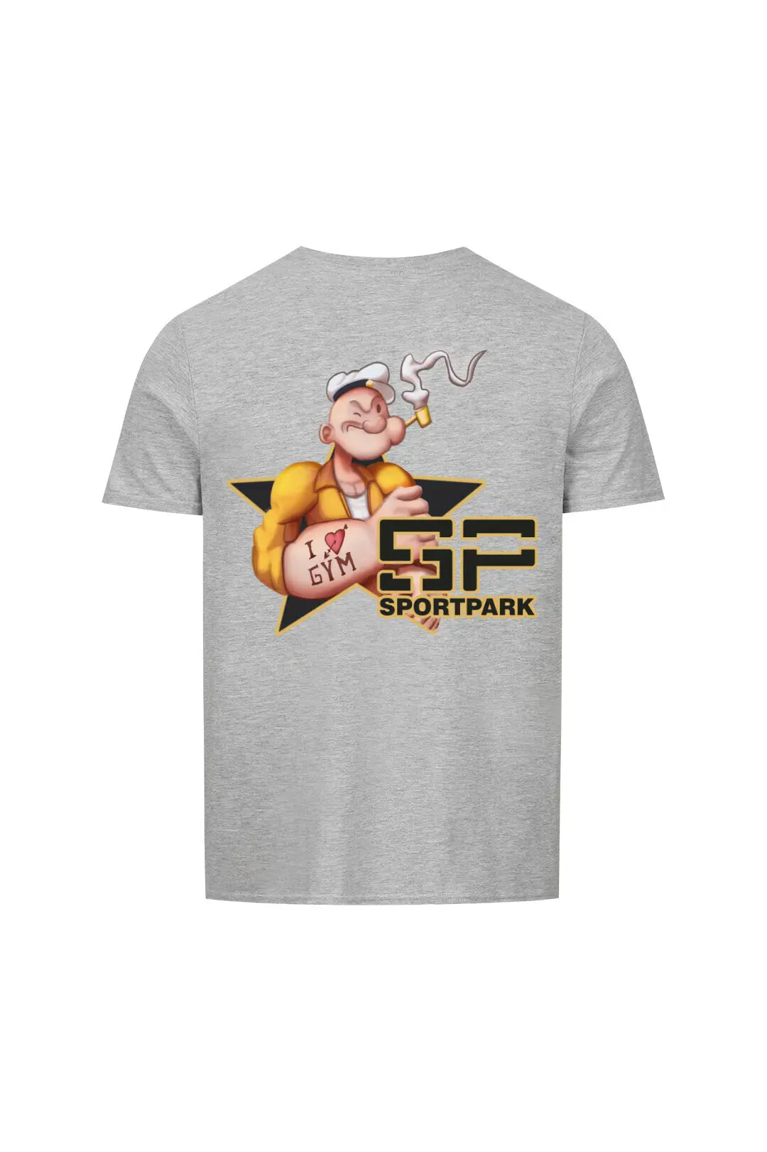 SP Clothing ILOVEGYM BAsicshirt sportgrey