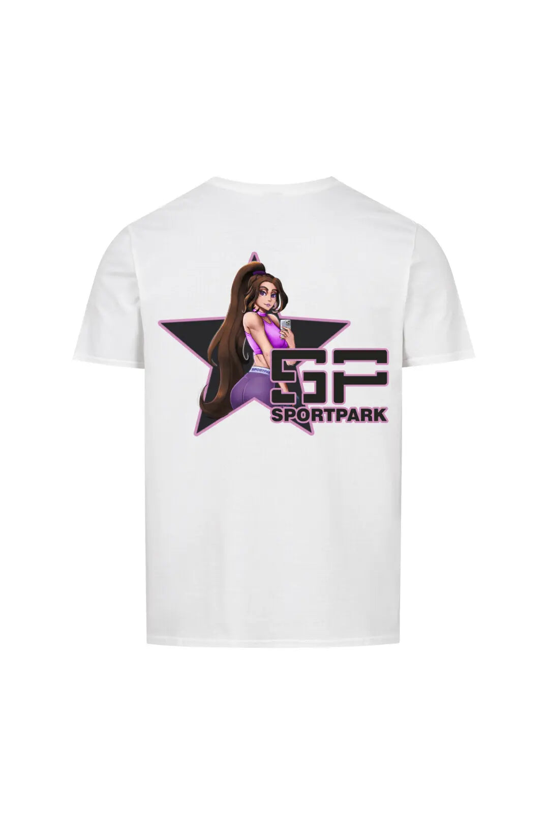 SP Clothing Basicshirt Girl weiß