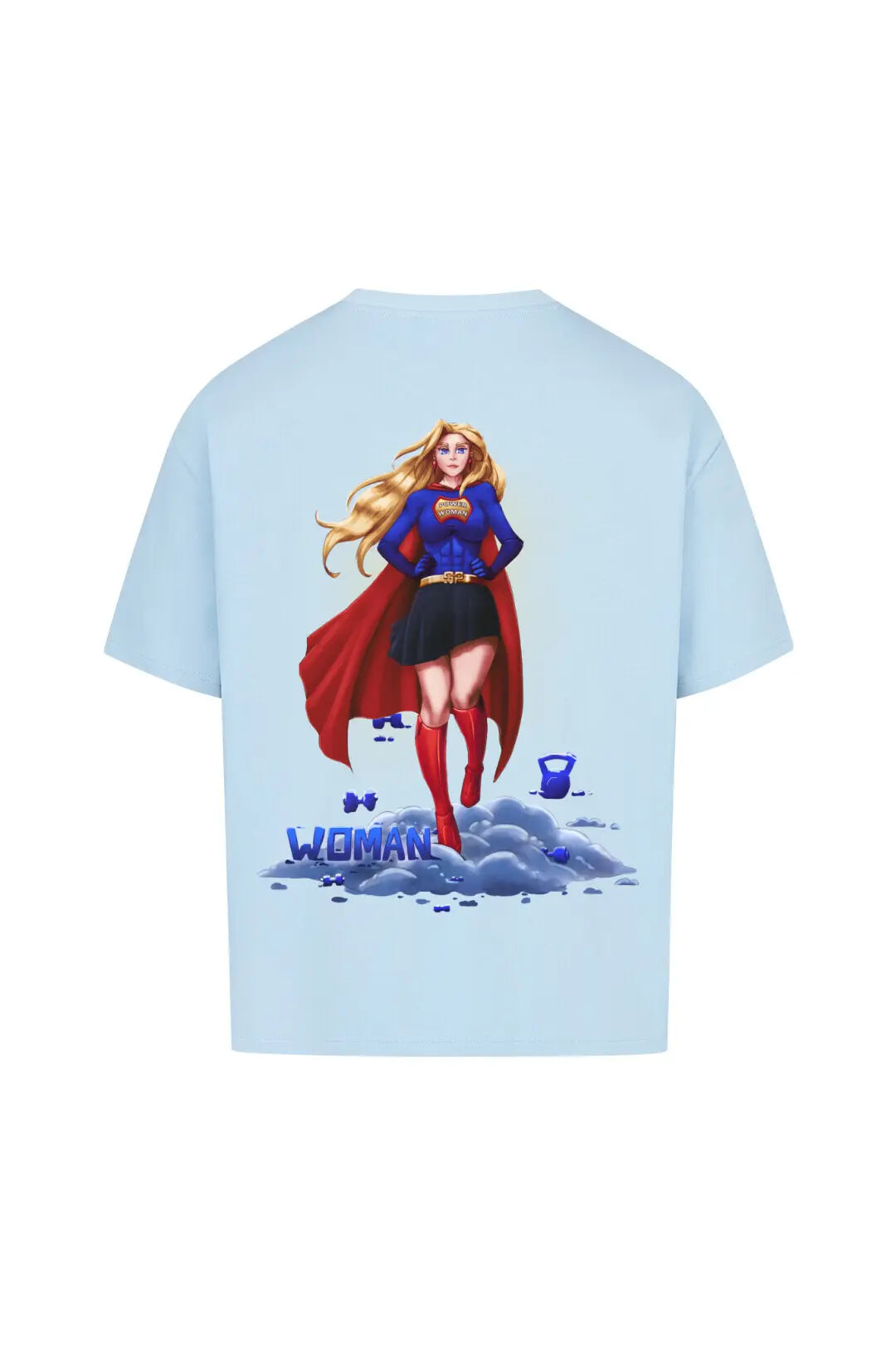 SP Clothing Oversizedshirt babyblau Woman