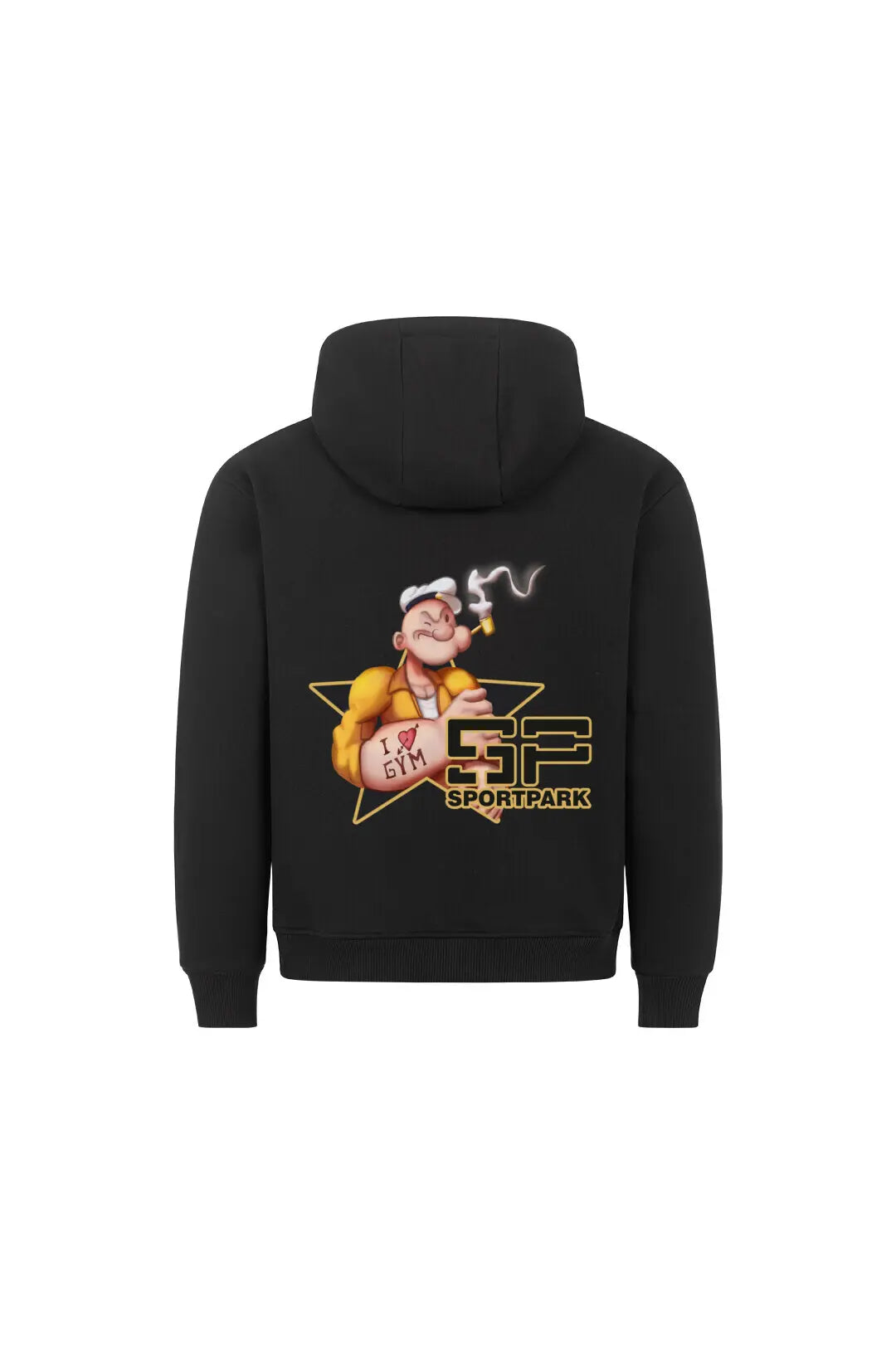 SP CLothing Premiumhoodie schwarz ILOVEGYM