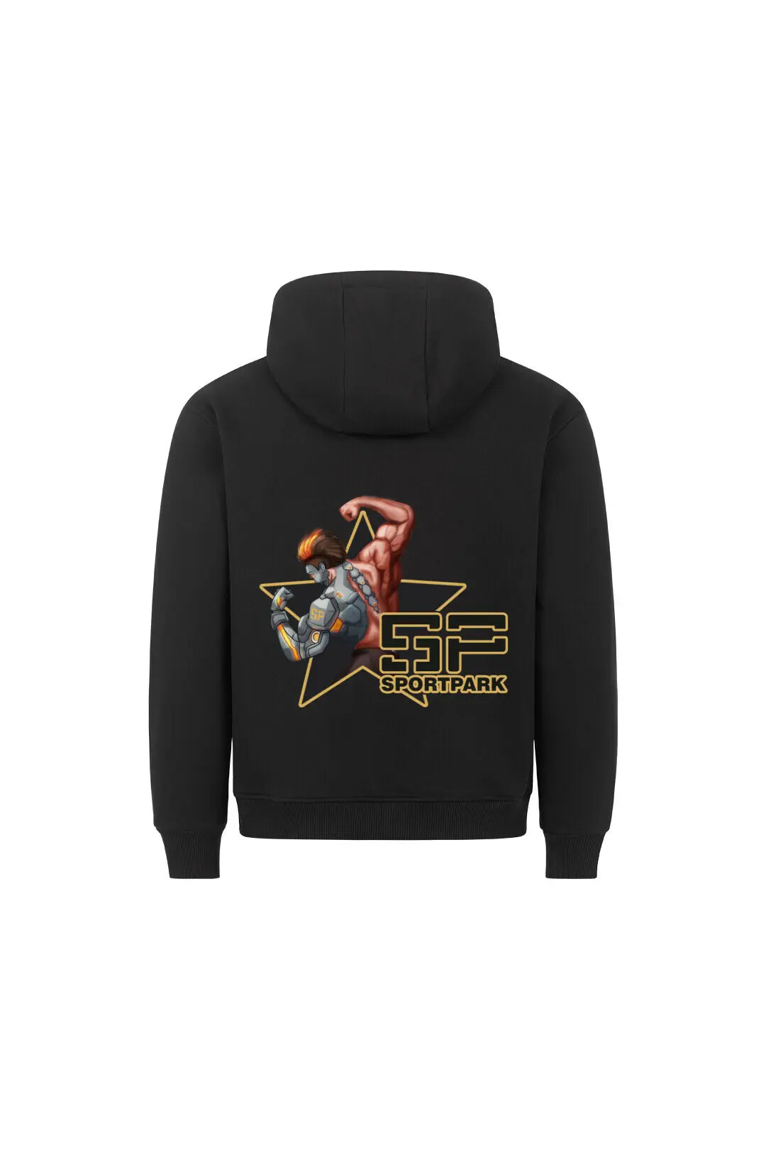 SP CLothing Premiumhoodie schwarz athlet