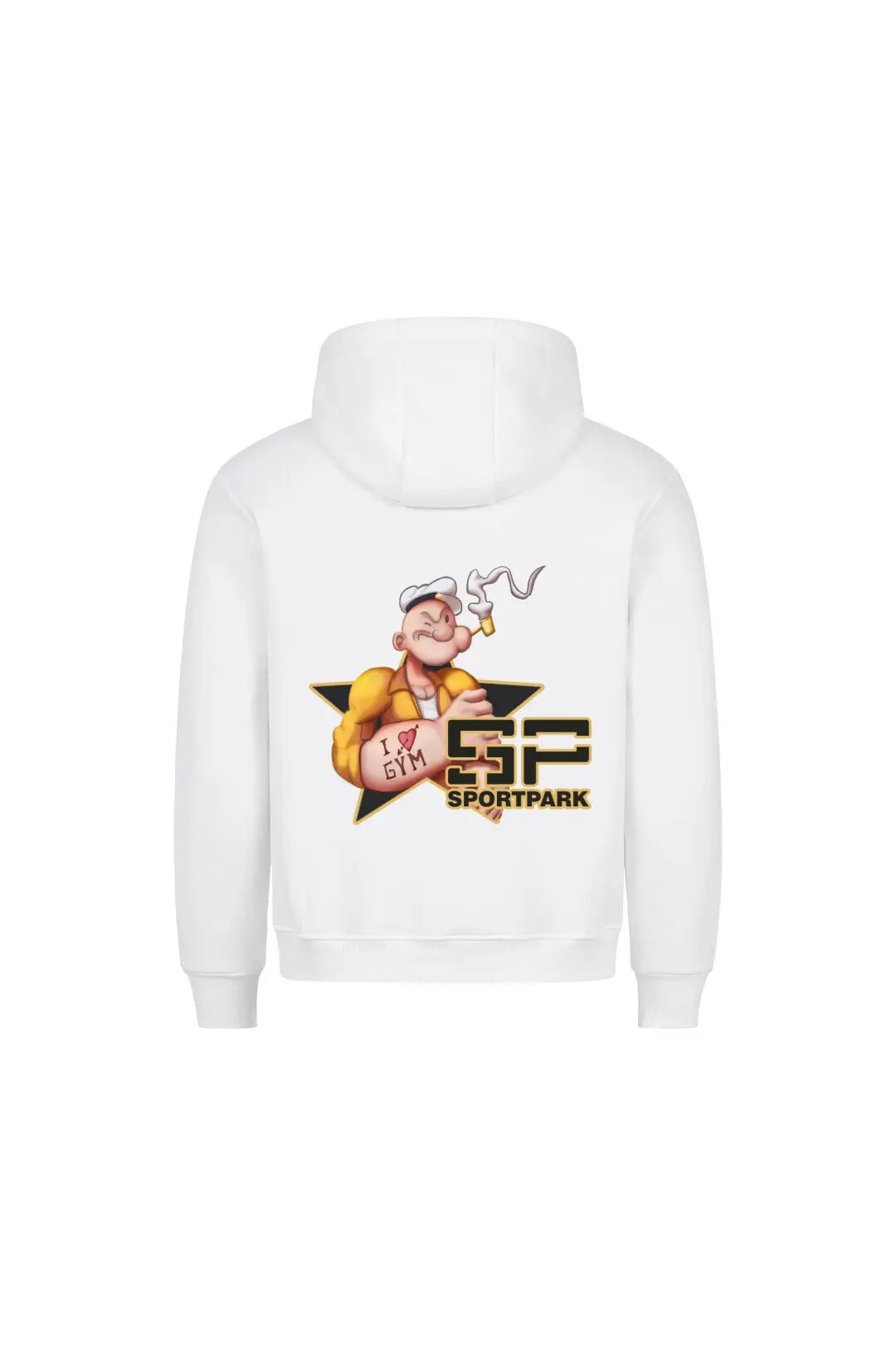SP CLothing Premiumhoodie weiß ILOVEGYM