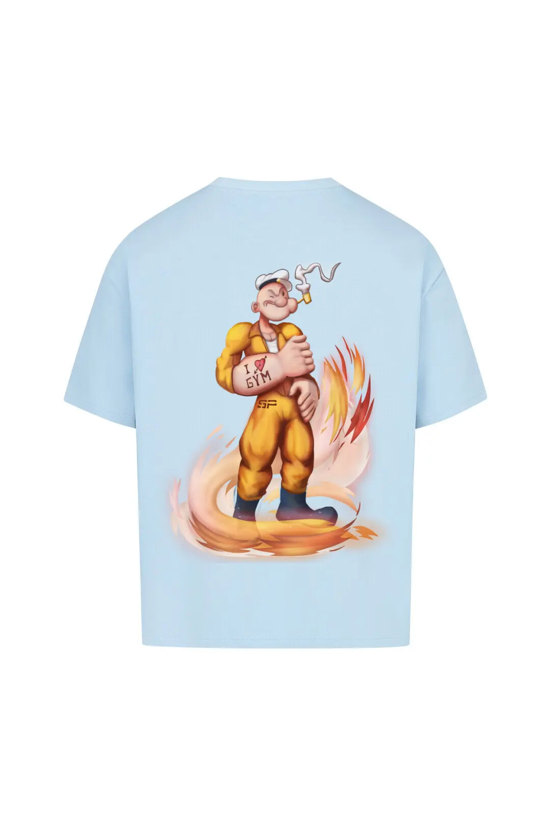 SP Clothing Oversized Shirt babyblau ILOVEGYM