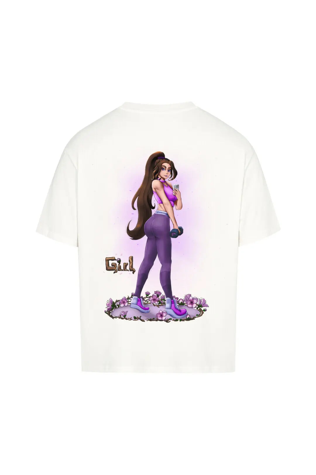 SP Clothing Oversizedshirt Girl Weiss
