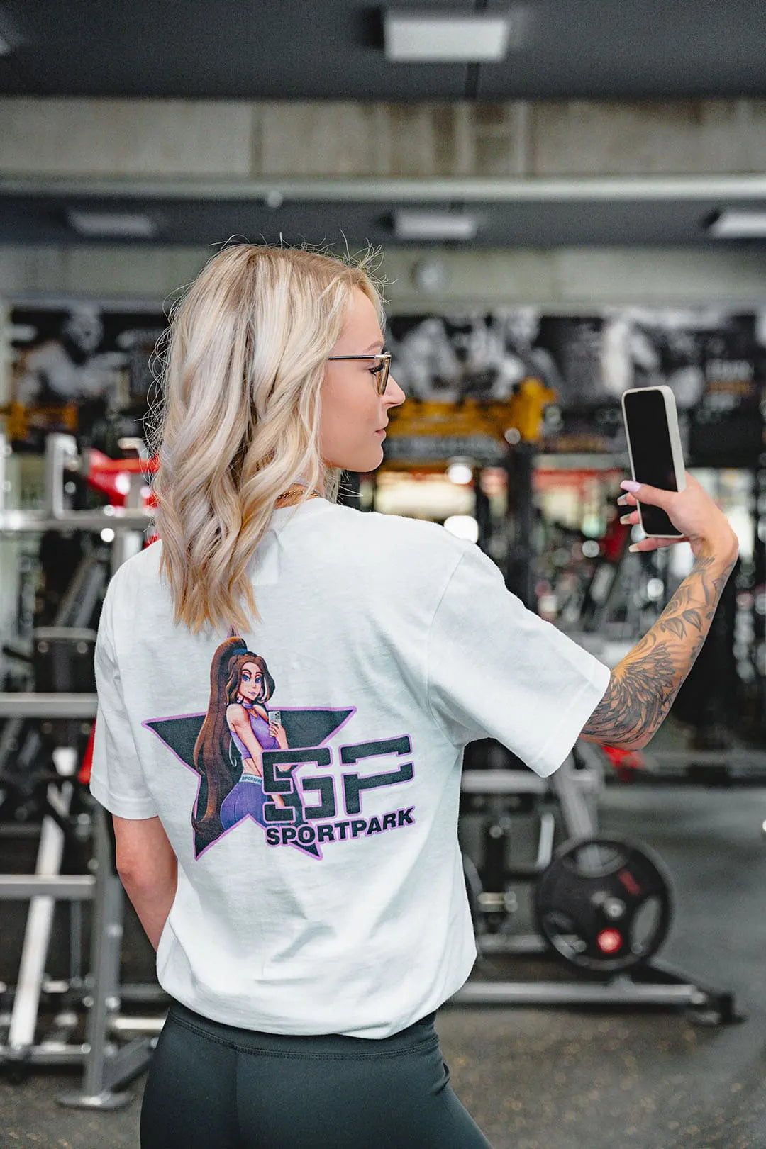 SP Clothing Basicshirt Girl weiß