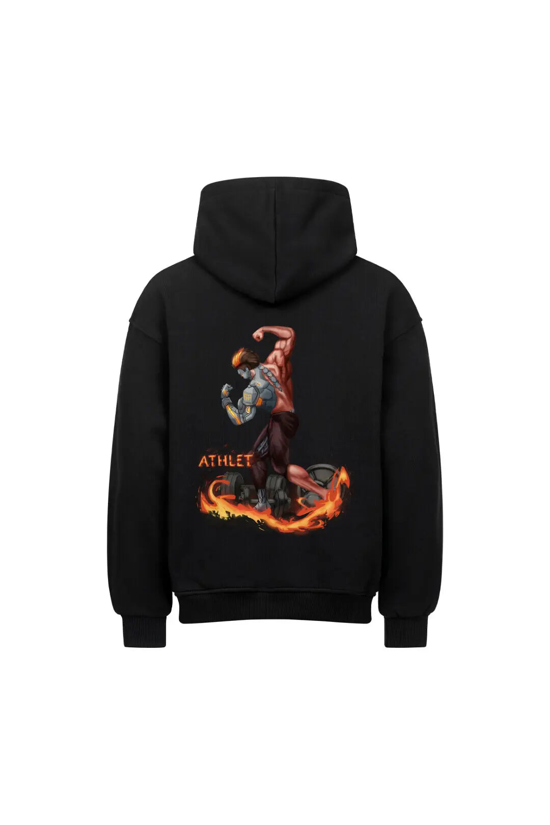 SP Clothing Oversizedhoodie Schwarz athlet