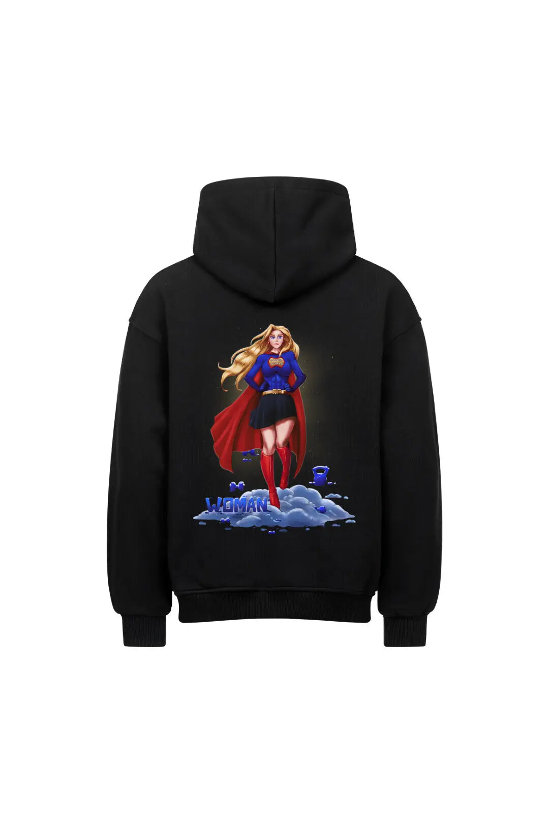 SP Clothing Oversizedhoodie schwarz Woman