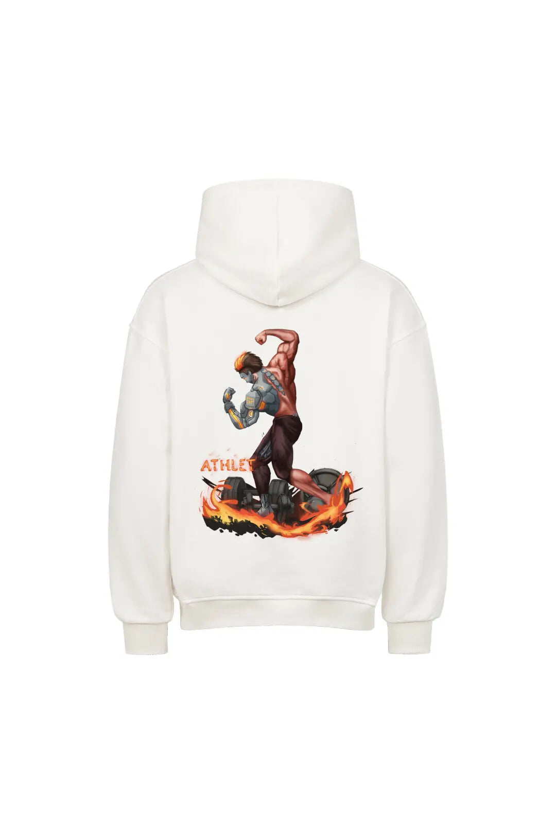 SP Clothing Oversizedhoodie weiß athlet