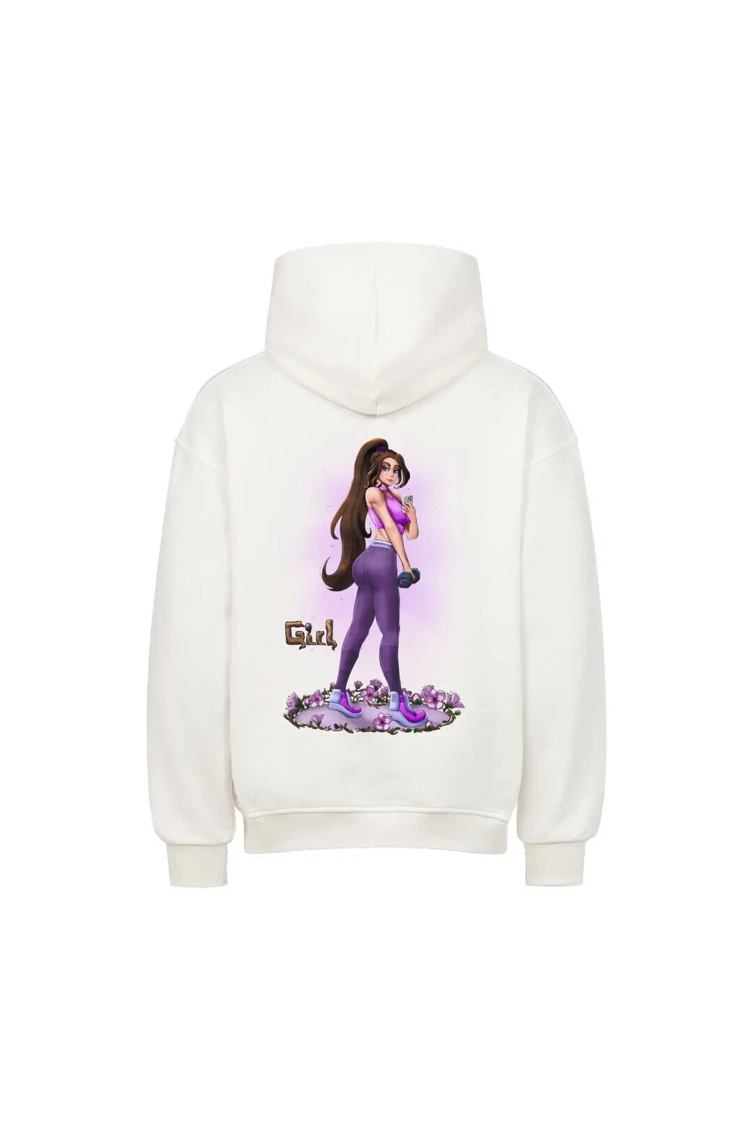 SP Clothing Oversizedhoodie weiß Girl
