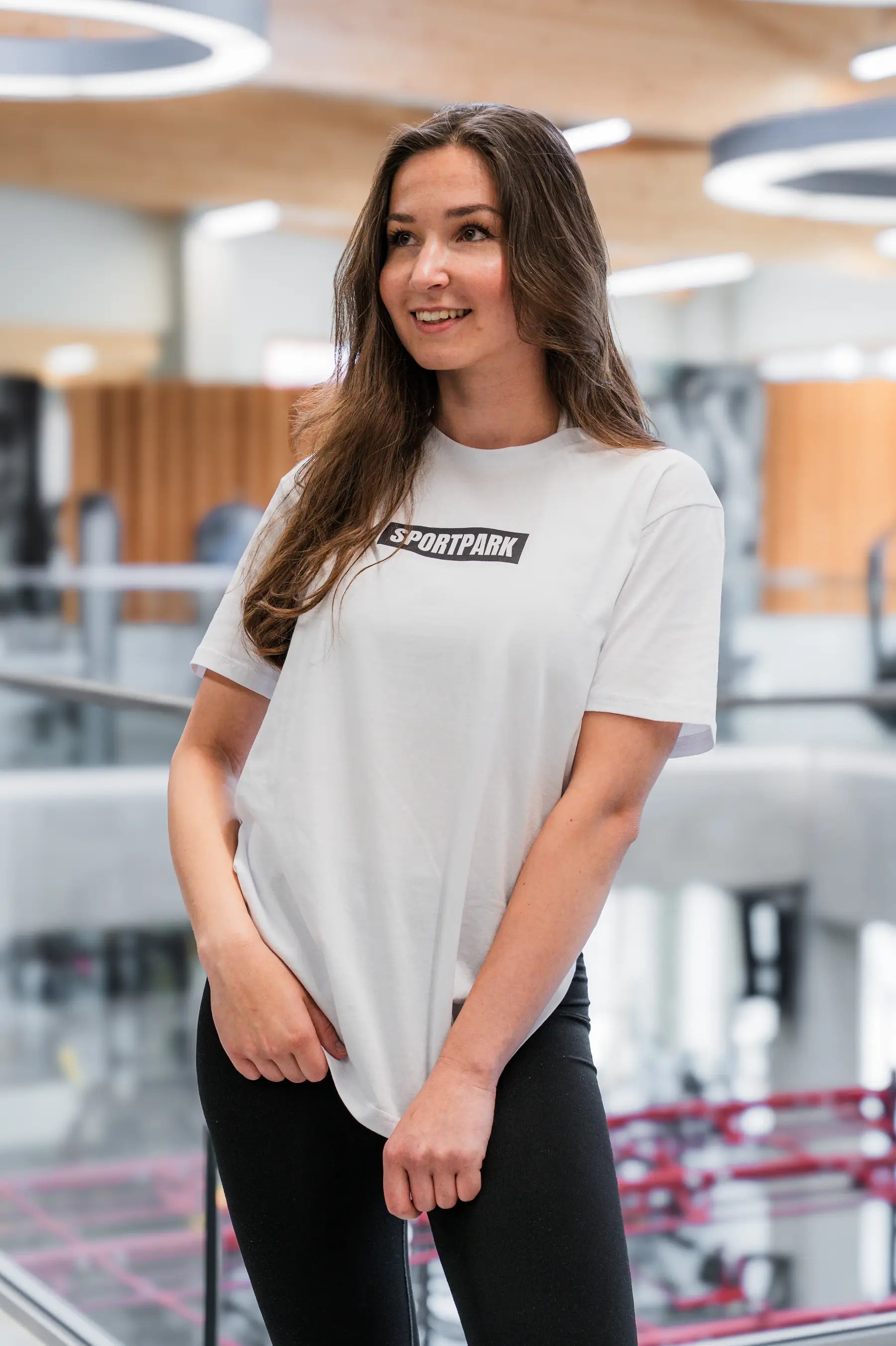 SP Clothing black&white Sportpremiumshirt Ladies weiss (Logo lang)2