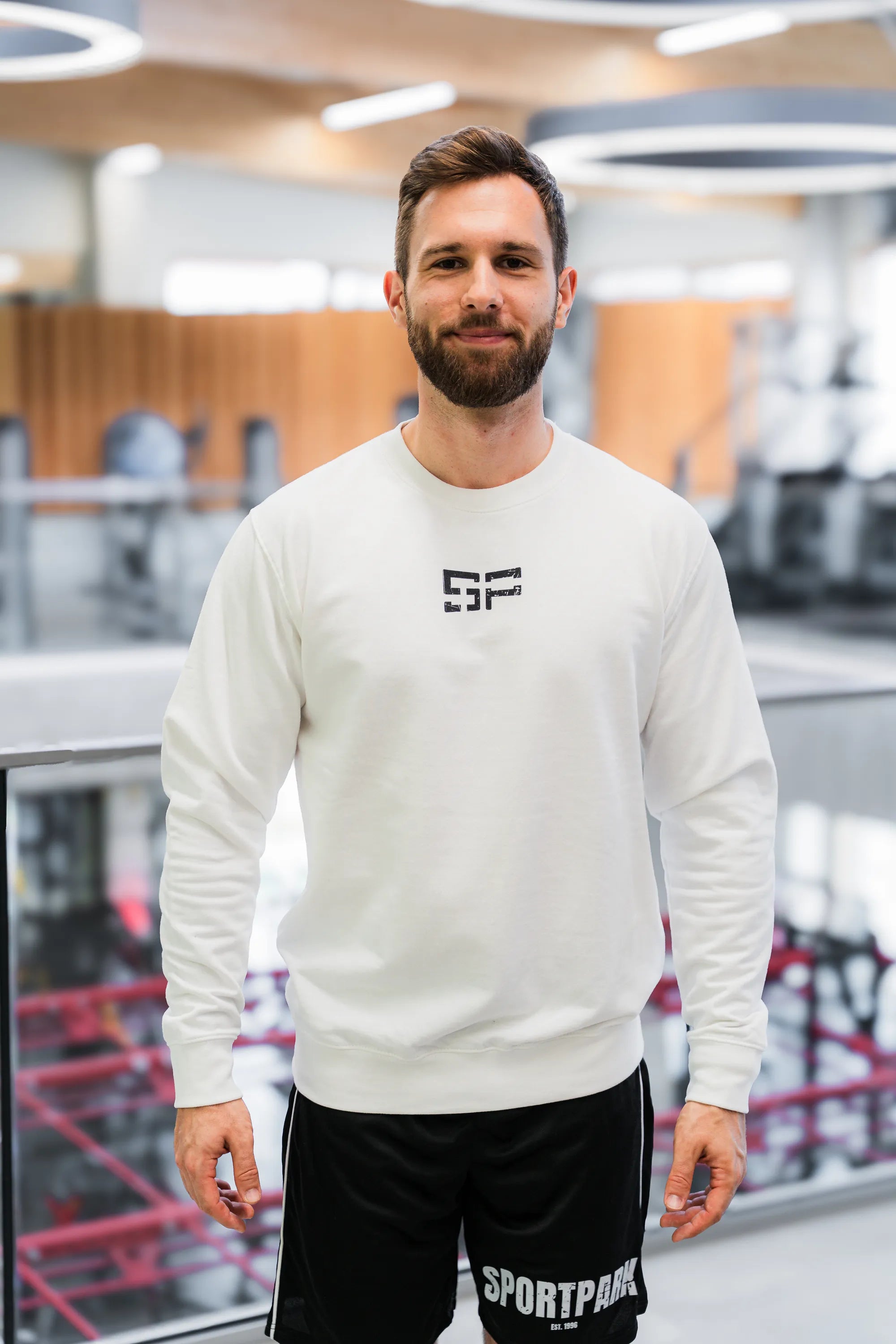 SP Clothing black&white Classic Sweatshirt unisex weiß front