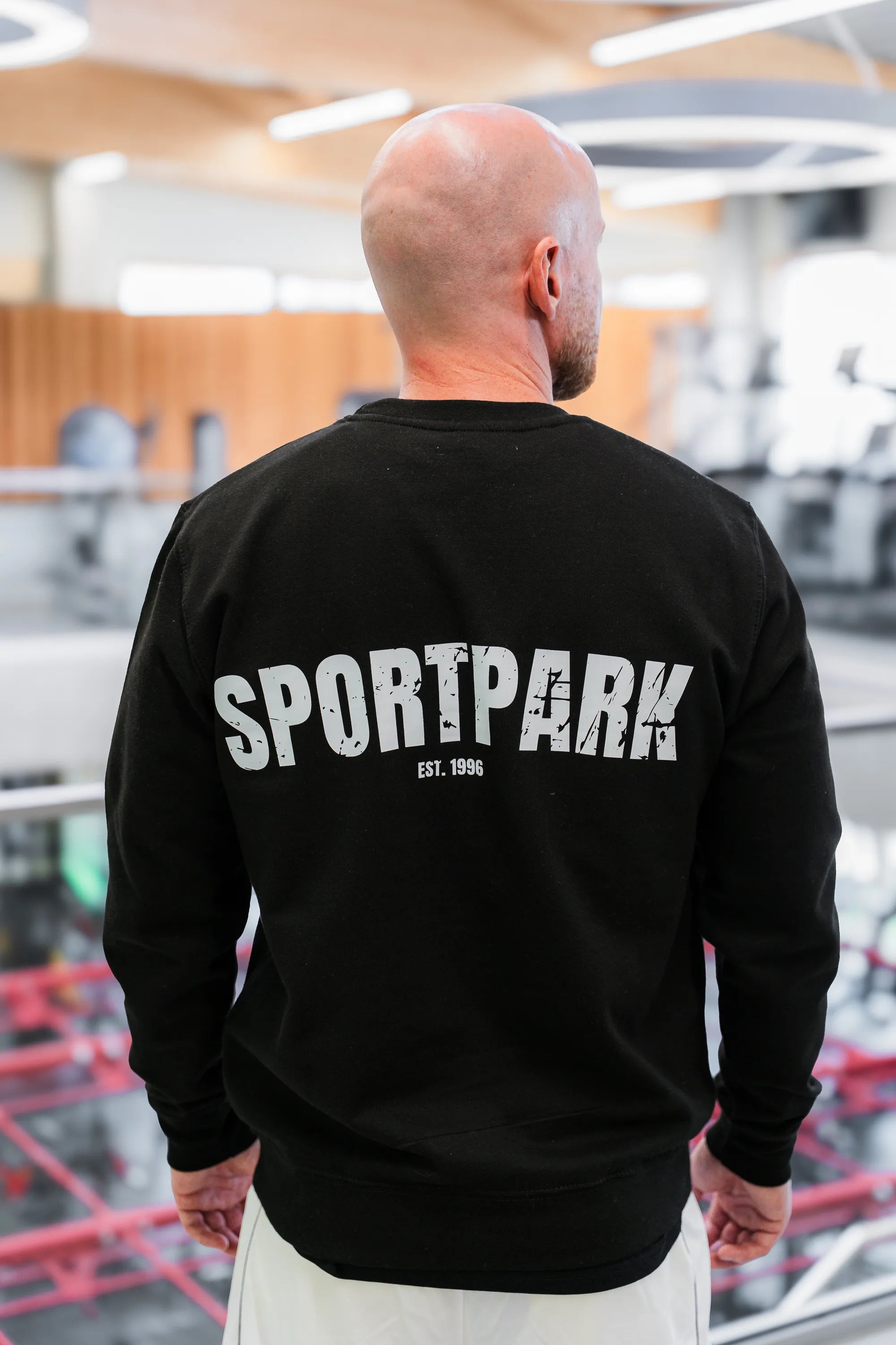 SP Clothing black&white Classic Sweatshirt unisex schwarz back print 