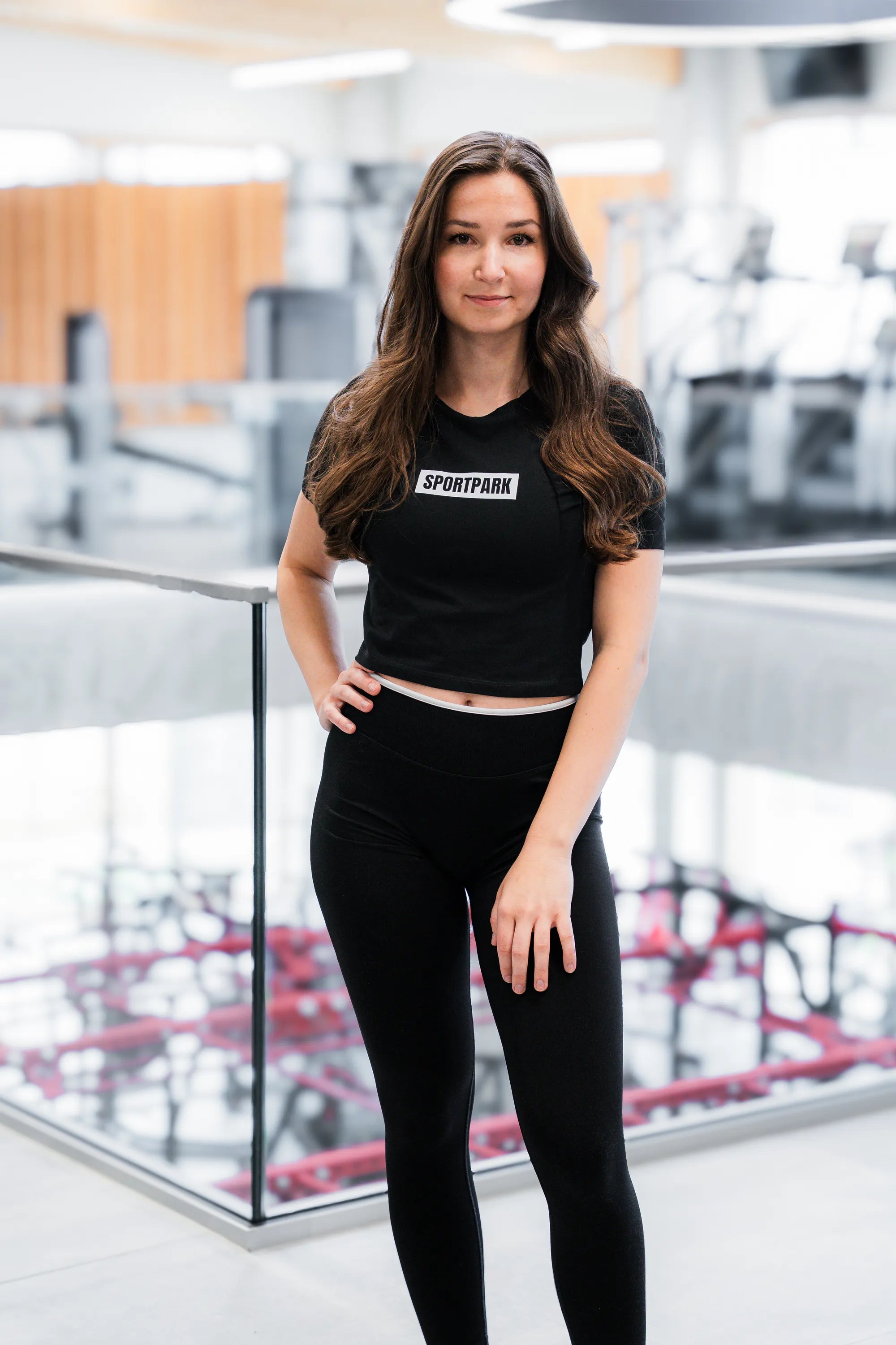 SP Clothing black&white CropTop Ladies schwarz