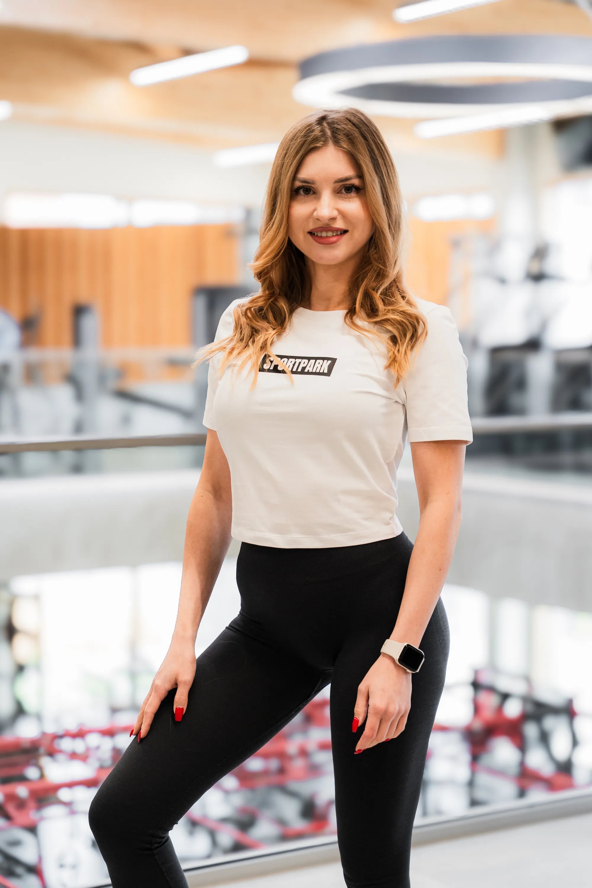SP Clothing black&white CropTop Ladies weiß