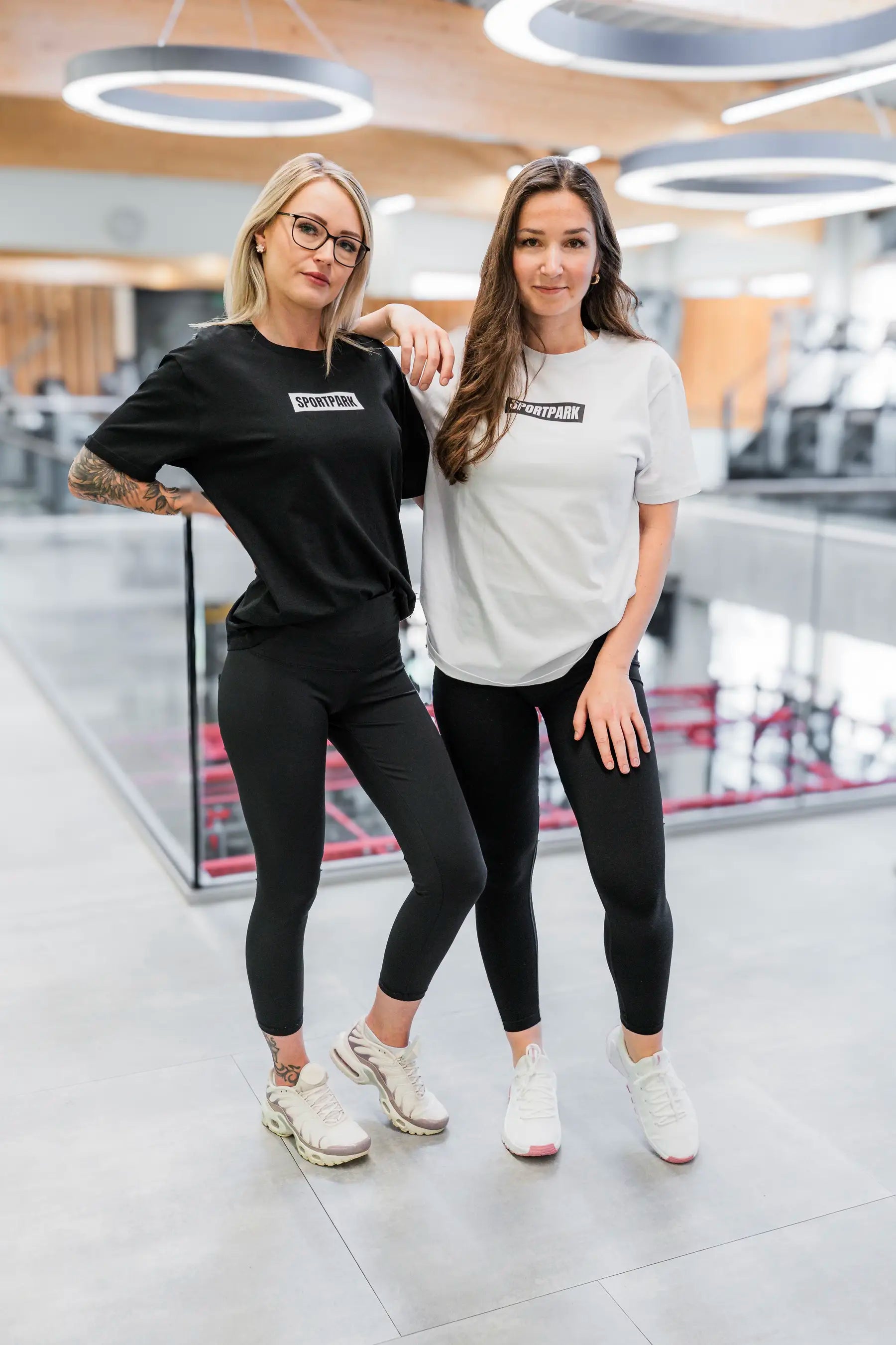 SP Clothing black&white Sportpremiumshirt Ladies schwarz&weiss (Logo lang) 